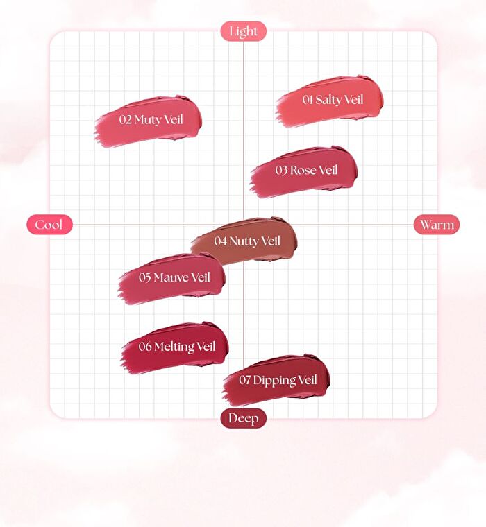 Ynm Heart Veil Tint - 7 Colors - #02 Muty Veil