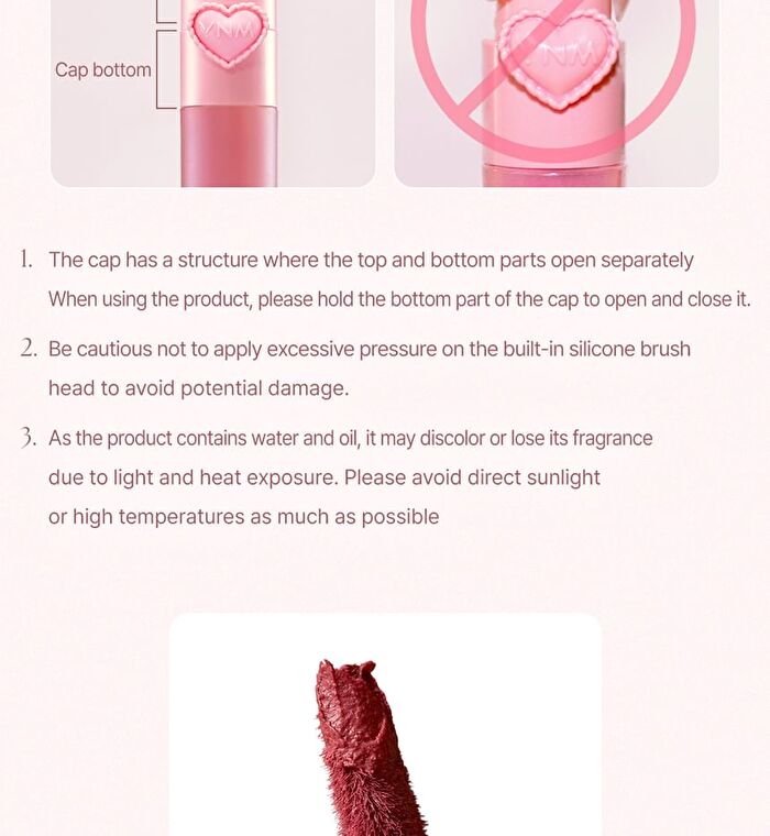 Ynm Heart Veil Tint - 7 Colors - #04 Nutty Veil