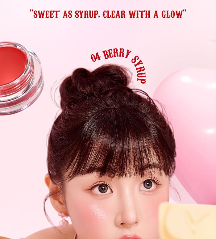 Ynm Lip & Cheek Syrup Pot - 6 Colors - #03 Rose Syrup