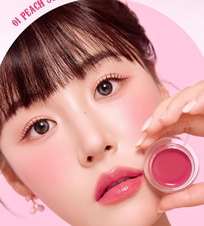 Ynm Lip & Cheek Syrup Pot - 6 Colors - #03 Rose Syrup