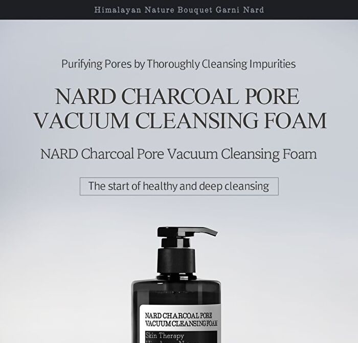 Nard Charcoal Pore Vacuum Cleansing Foam - 500ml