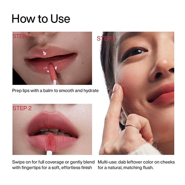 Into You Shero Super Matte Lip & Cheek Mud - 5 Colors - #MEM103 Bold Bloom - 2g  (2.0 ver)