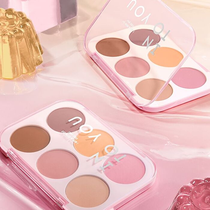 Into You Six-Color Blush Palette - #Six-Color Blush Palette - 15g