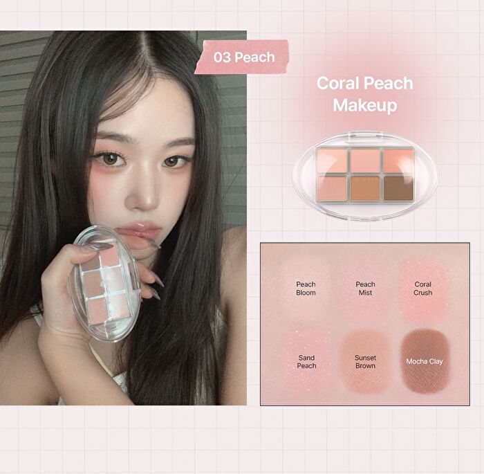 Perfect Match Eyeshadow Palette - 3 Types - #01 Mauve