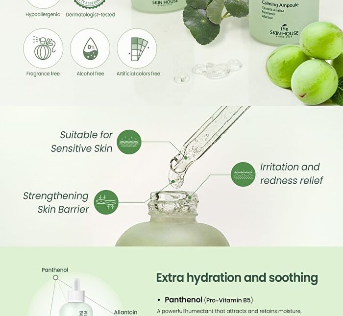 the SKIN HOUSE Plum & Panthenol Calming Ampoule - 50ml