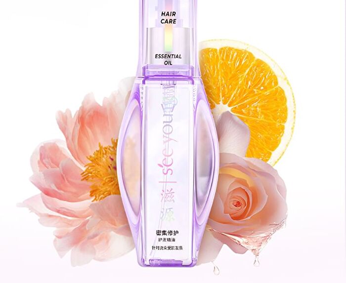 Multi-Effect Essential Hair Oil - 2 Types - Pink - 105ml