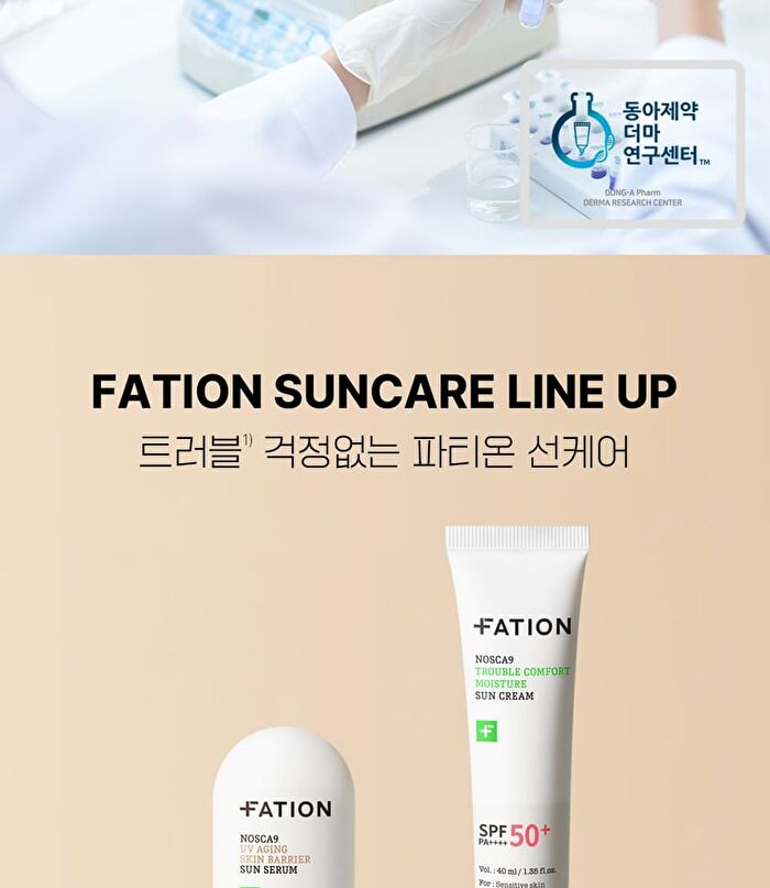 Fation Nosca9 Trouble Comfort Moisture Sun Cream - 40ml