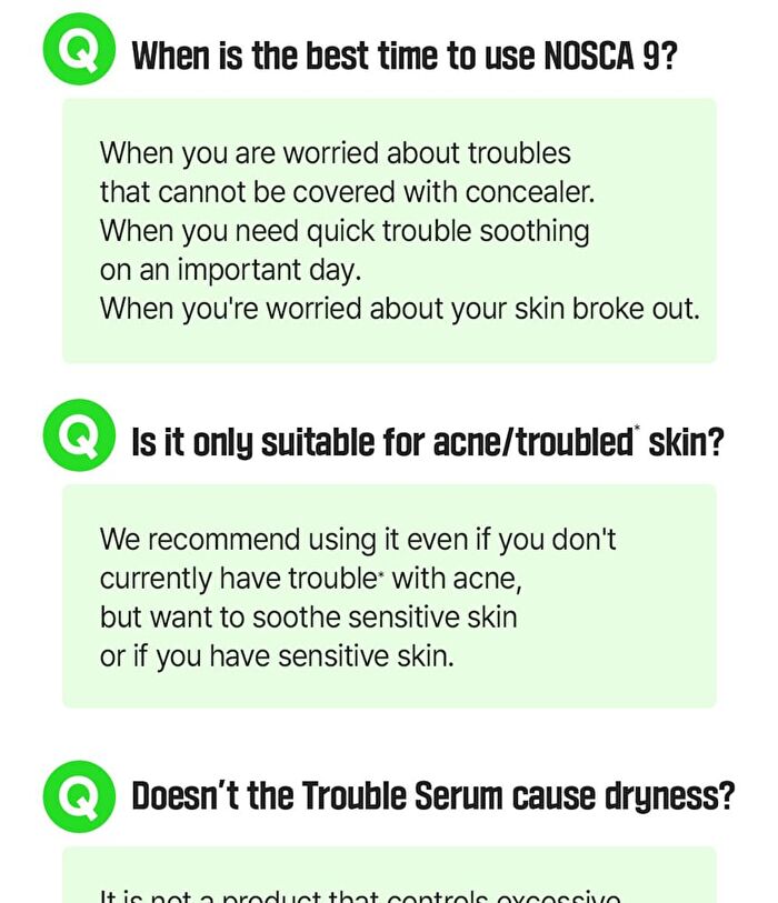 Nosca9 Trouble Serum S - 30ml