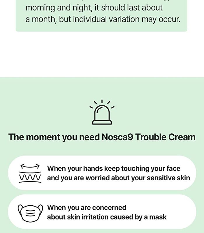Nosca9 Trouble Cream S - 45ml