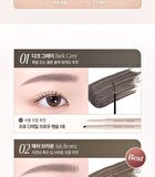 dasique Pro Slim Brow Cara - 6 Colors - #02 Ash Brown