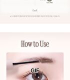 dasique Pro Slim Brow Cara - 6 Colors - #02 Ash Brown