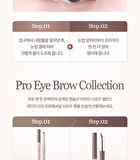 dasique Pro Slim Brow Cara - 6 Colors - #03 Muted Brown