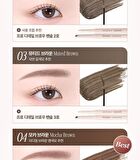 dasique Pro Slim Brow Cara - 6 Colors - #06 Rosy Beige