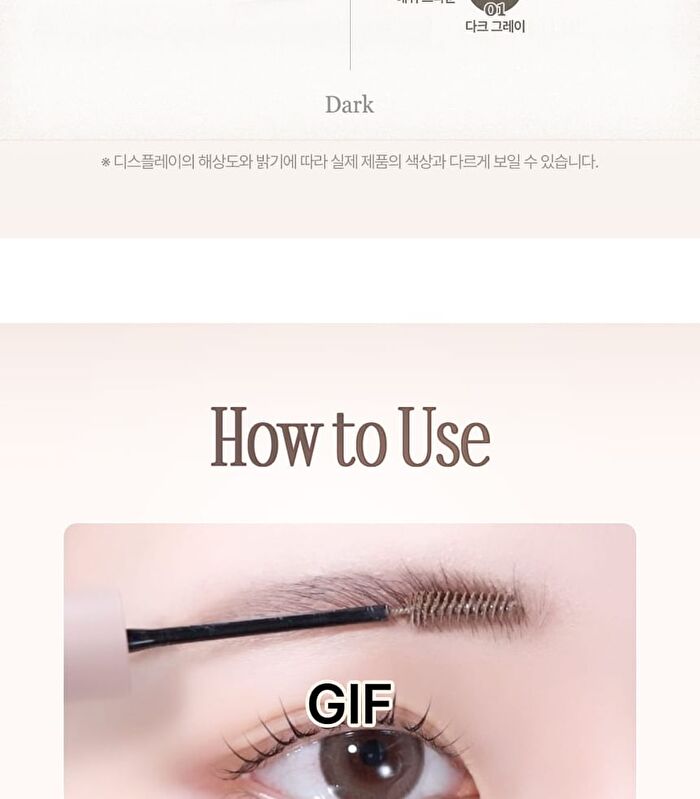 dasique Pro Slim Brow Cara - 6 Colors - #06 Rosy Beige