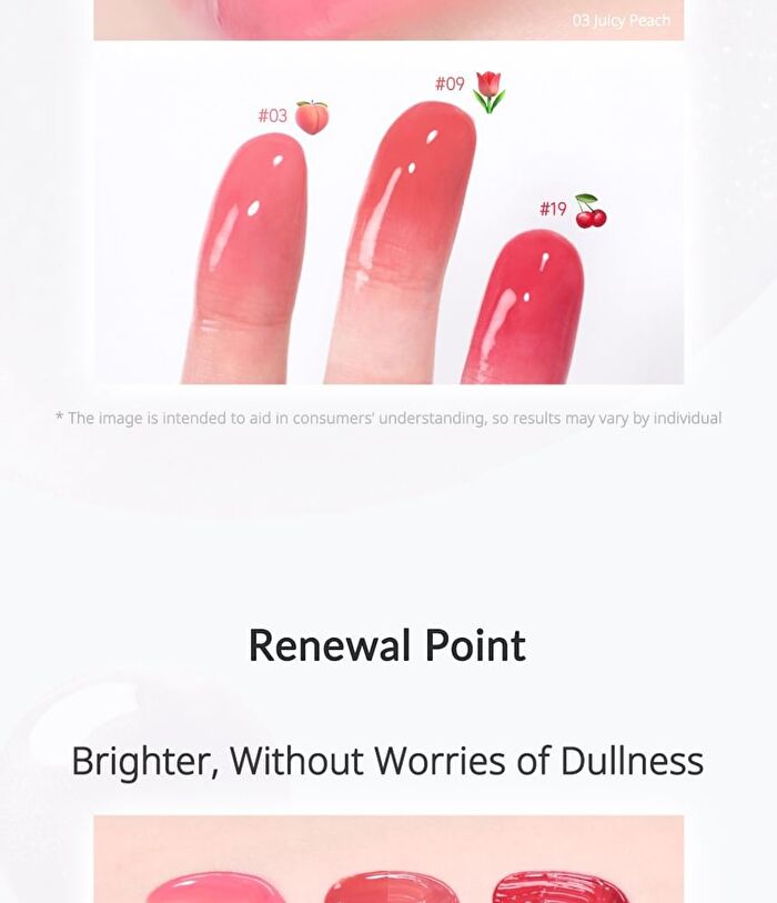 peripera Mood Glowy Tint - 22 Colors - #01 Tiny Strawberry
