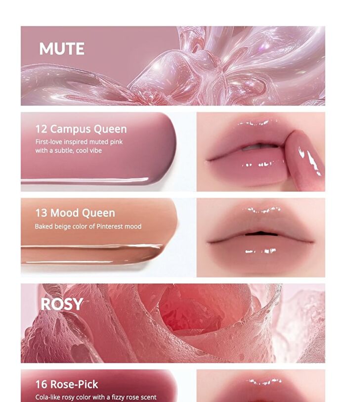 peripera Mood Glowy Tint - 22 Colors - #13 Mood Queen