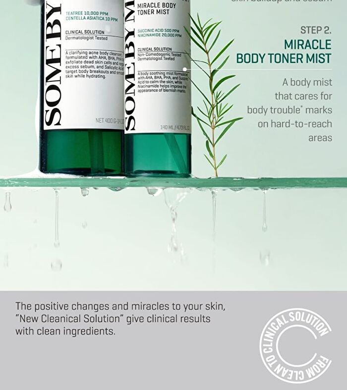 AHA, BHA, PHA Miracle Body Toner Mist - 140ml