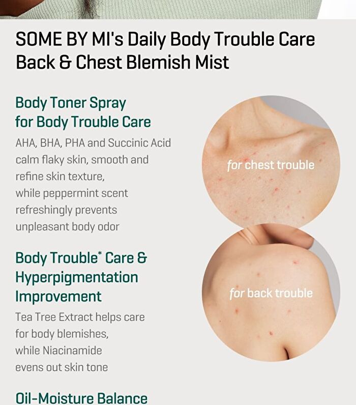 AHA, BHA, PHA Miracle Body Toner Mist - 140ml