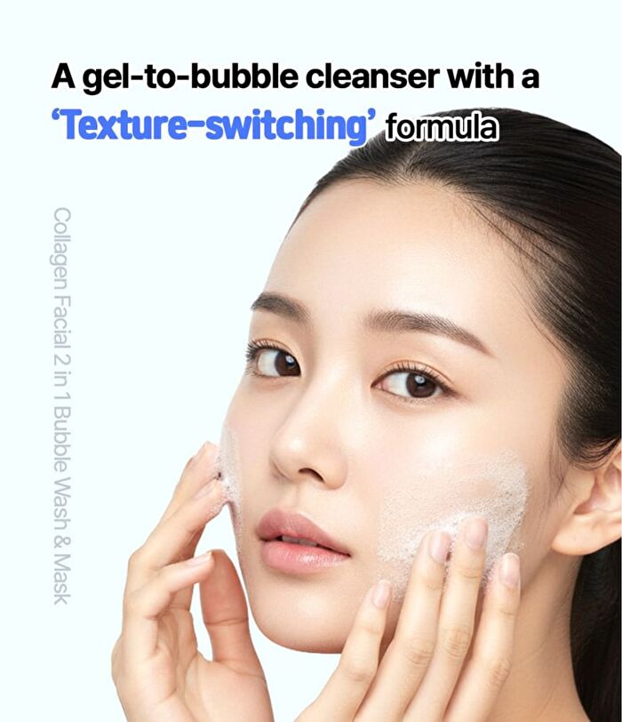 Collagen Facial 2 in 1 Bubble Wash & Mask - 100ml