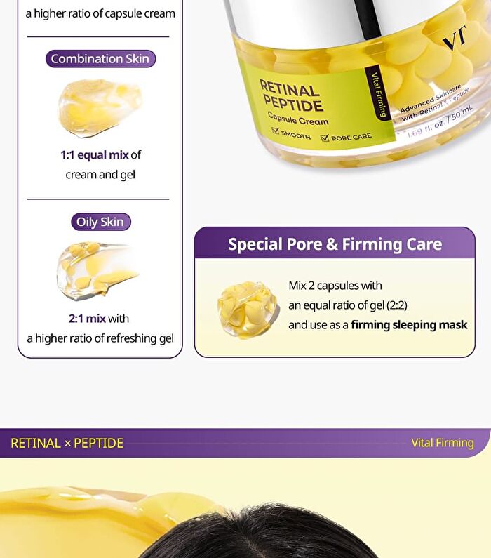 Vt Retinal Peptide Capsule Cream - 50ml