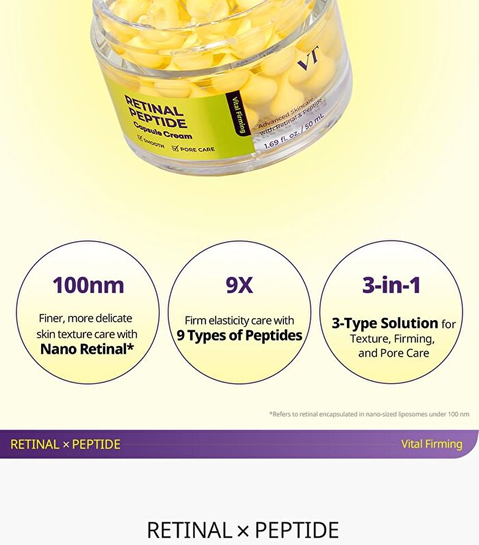 Vt Retinal Peptide Capsule Cream - 50ml