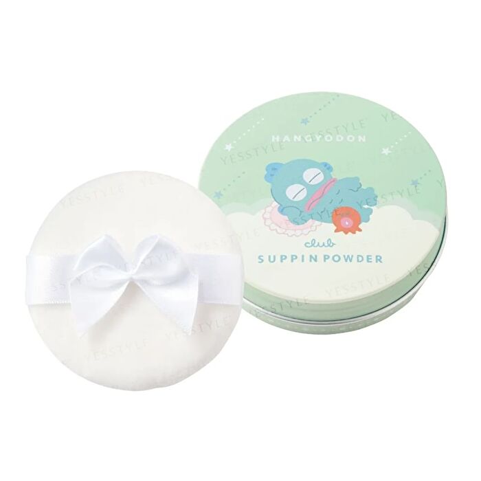 Sanrio Hangyodon Suppin Powder C Compact White Floral Bouquet - 26g