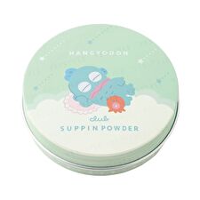 Sanrio Hangyodon Suppin Powder C Compact White Floral Bouquet - 26g