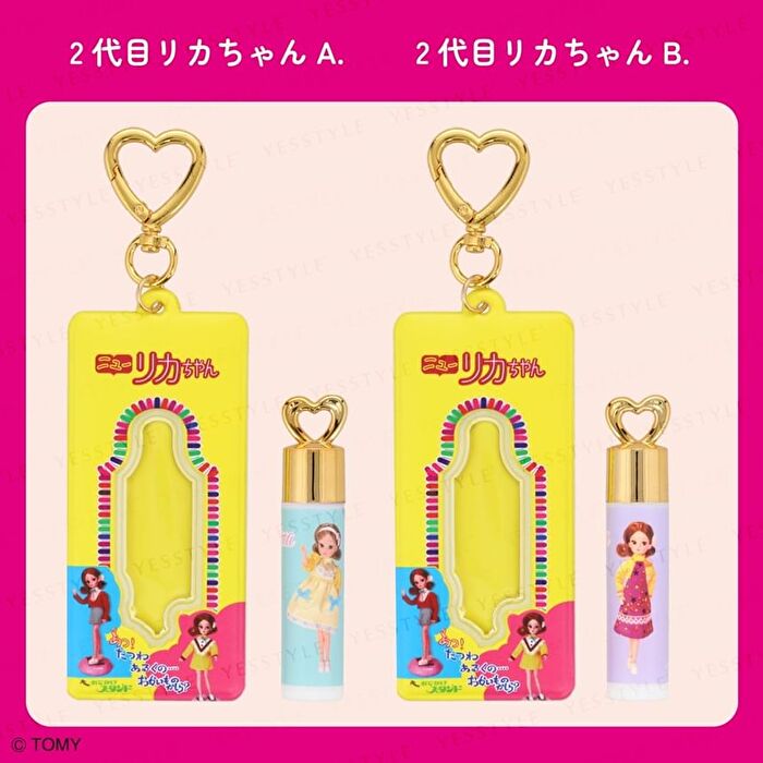 Licca Chan Charm Secret Lip Balm with Case - 1 pc - Random Style