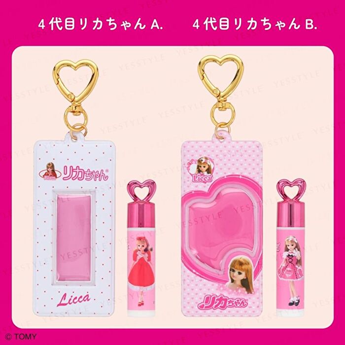 Licca Chan Charm Secret Lip Balm with Case - 1 pc - Random Style