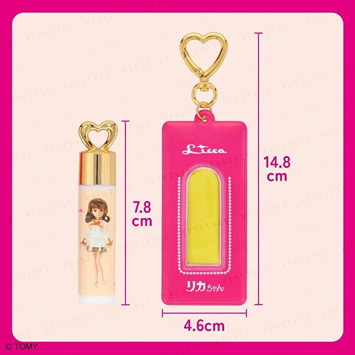 Licca Chan Charm Secret Lip Balm with Case - 1 pc - Random Style