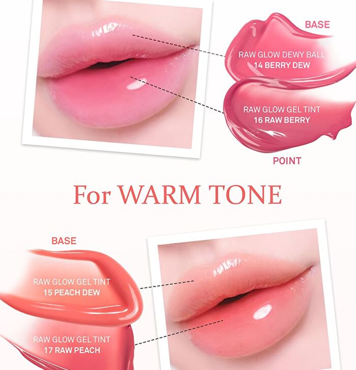 Raw Glow Gel Tint - 20 Colors - #33 Depth