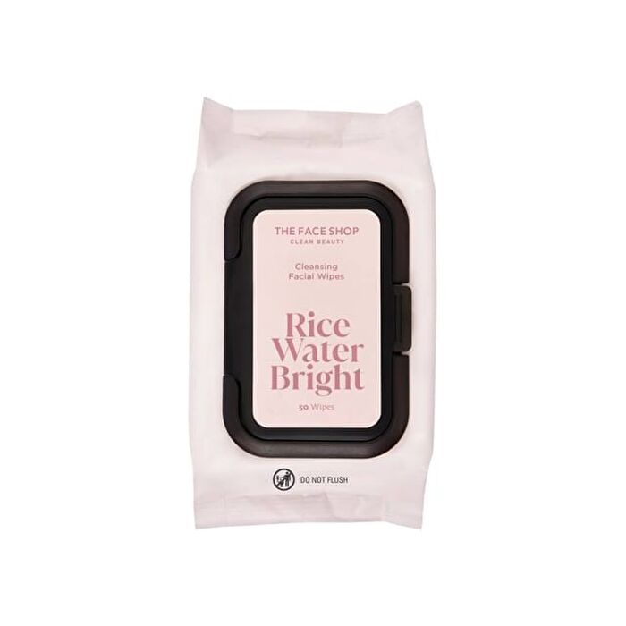 Rice Water Bright Cleansing Facial Wipes - 2026 Version - 50 sheets