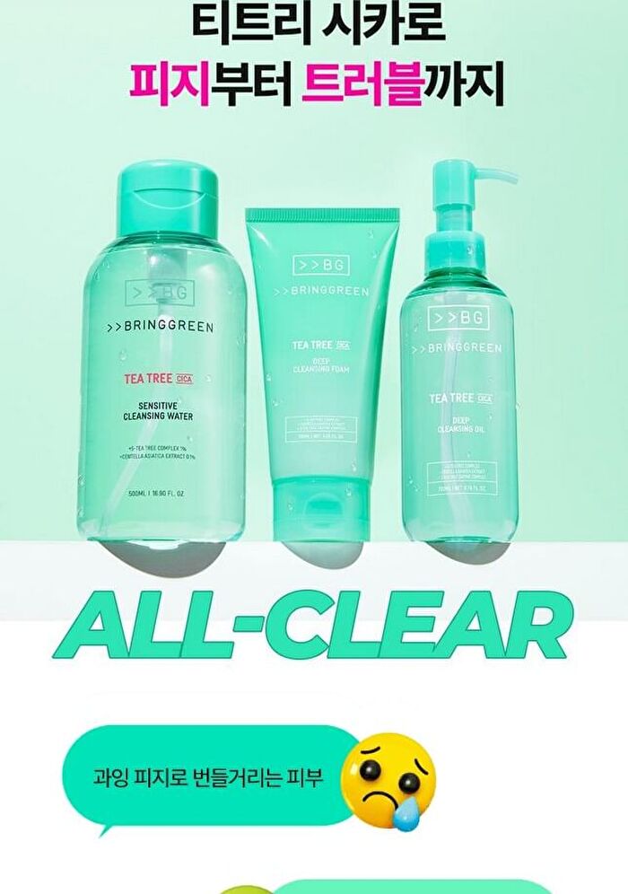 Bring Green Tea Tree Cica Deep Cleansing Foam Special Set - 2 pcs