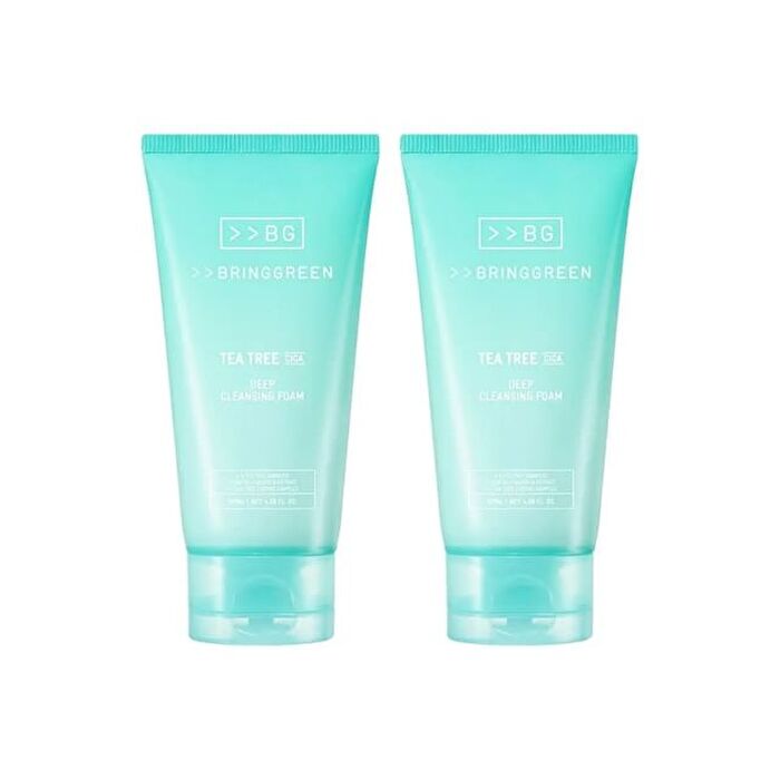 Bring Green Tea Tree Cica Deep Cleansing Foam Special Set - 2 pcs