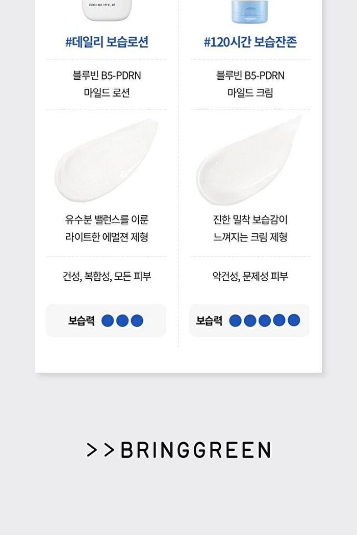 Bring Green Blue Bean B5-PDRN Mild Cream - 100ml