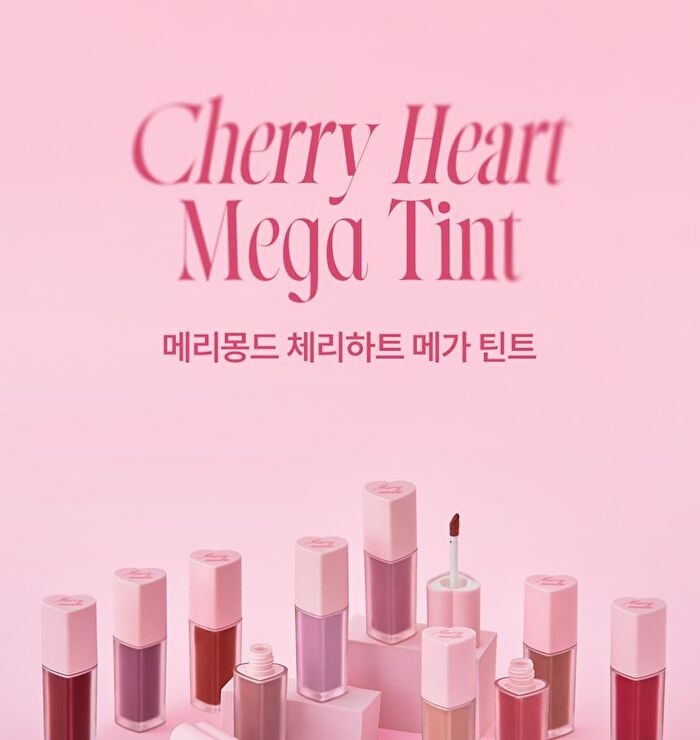 Cherry Heart Mega Tint - 10 Colors - #09 Pale Pink