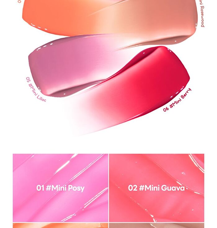 Mini Heart Tint Set LINE FRIENDS minini Edition - 6 Types - #04 Mini Rosewood