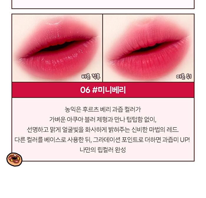 Mini Heart Tint Set LINE FRIENDS minini Edition - 6 Types - #05 Mini Lilac