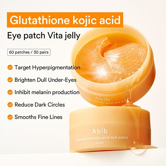 Glutathione Kojic Acid Eye Patch Vita Jelly - 60 patches