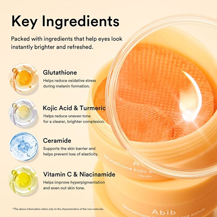Glutathione Kojic Acid Eye Patch Vita Jelly - 60 patches