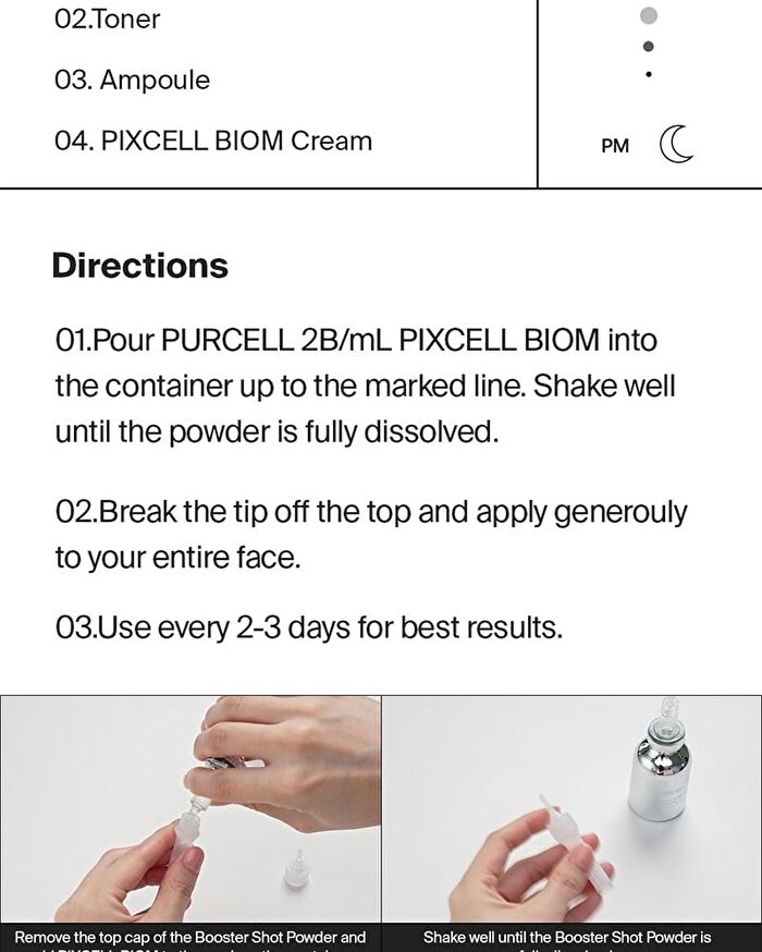 Purcell Pixcell Biom Booster Shot Powder 5 pcs Set - 0.2g x 5 pcs