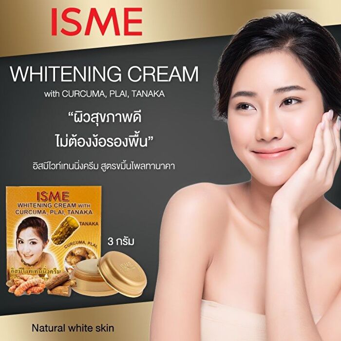 Isme Whitening Cream with Curcuma, Plai & Tanaka - 3g