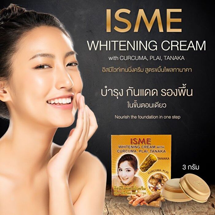 Isme Whitening Cream with Curcuma, Plai & Tanaka - 3g