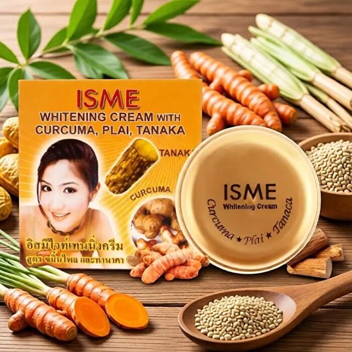 Isme Whitening Cream with Curcuma, Plai & Tanaka - 3g