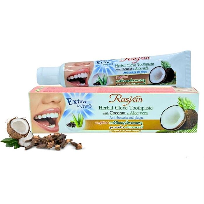 Extra White Herbal Clove Toothpaste with Coconut & Aloe Vera Mini - 30g