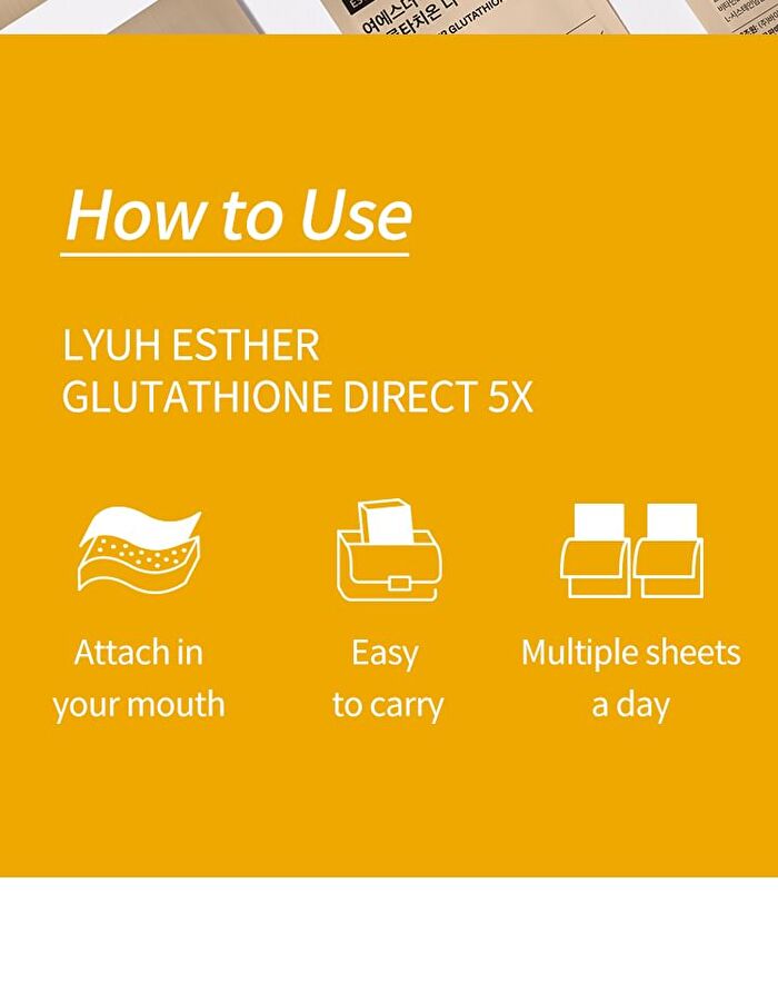 Lyuh Esther Glutathione Direct 5X - 325mg x 30 films