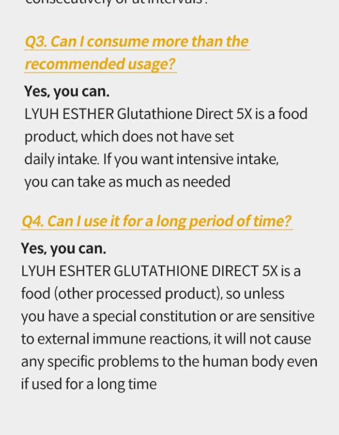 Lyuh Esther Glutathione Direct 5X - 325mg x 30 films