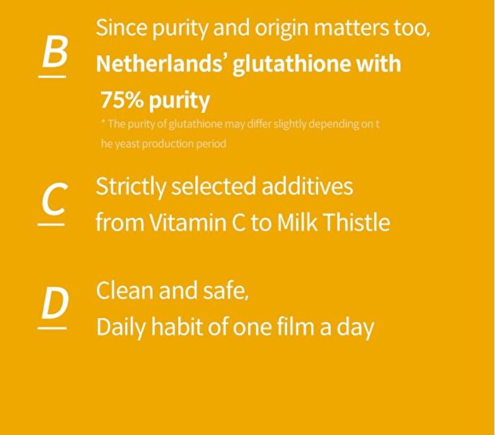 Lyuh Esther Glutathione Direct 5X - 325mg x 30 films