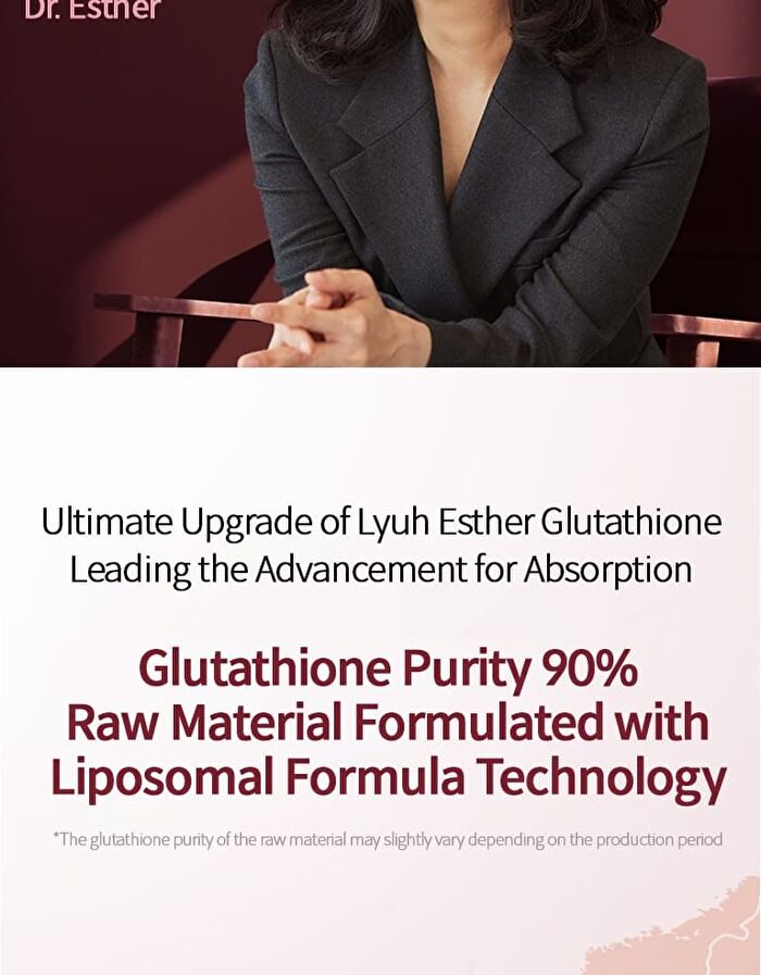 Esther Formula Lyuh Esther Liposome Glutathione Direct Ultra X - 325mg x 30 films