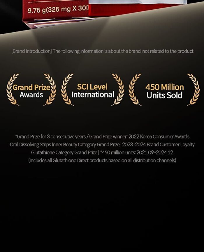 Esther Formula Lyuh Esther Liposome Glutathione Direct Ultra X - 325mg x 30 films